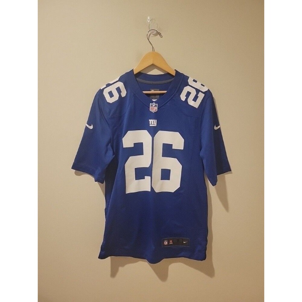 New York Giants #26 Saquon Barkley NFL Nike On Field Jersey Size Small Football
